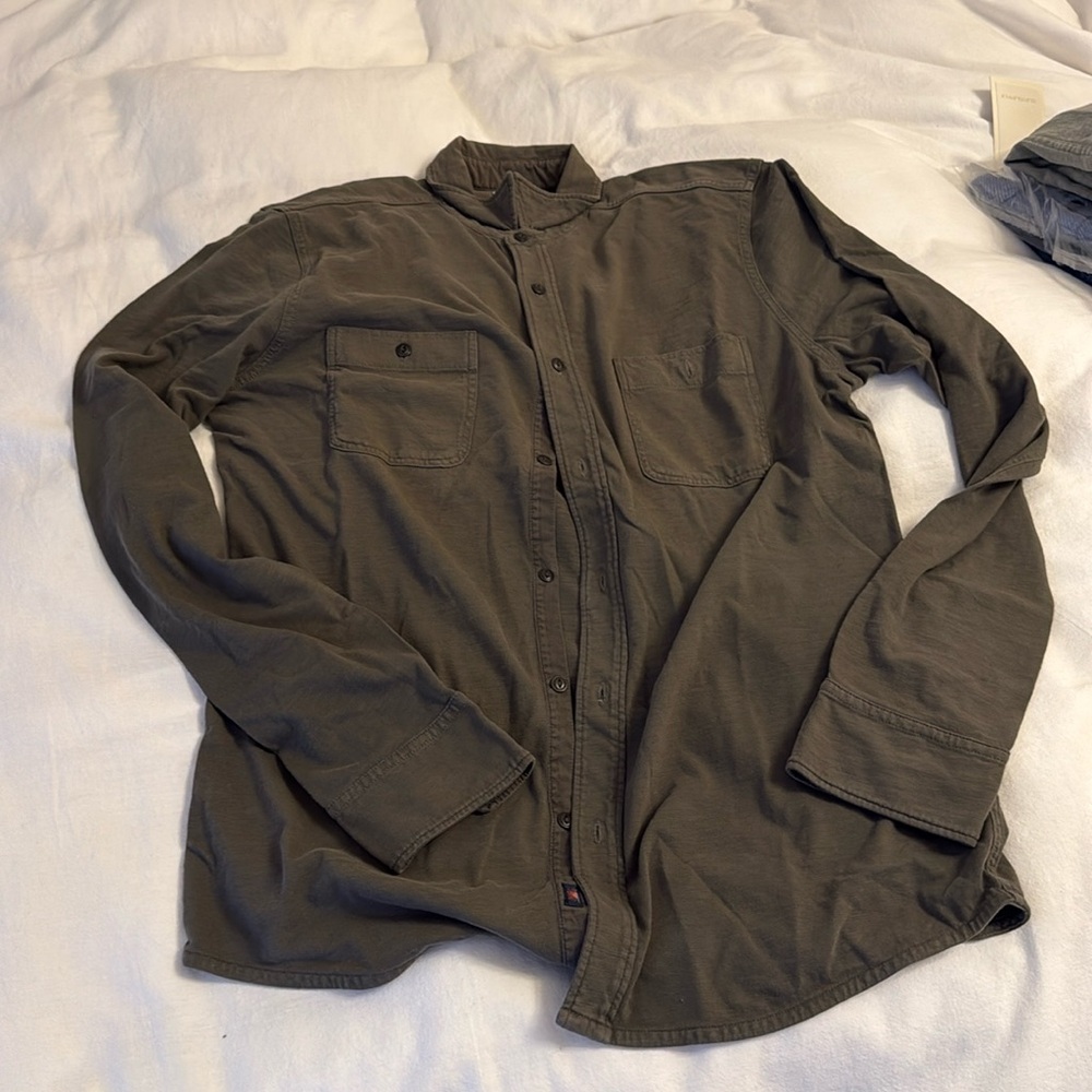 Faherty Brand button up work shirt